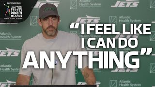 Aaron Rodgers Press Conference 521  New York Jets [upl. by Sivel324]