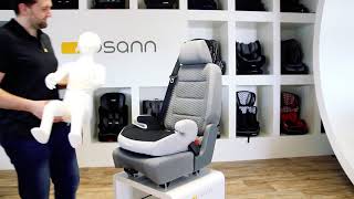 Osann Kinderautositz Sitzerhöhung Junior Isofix ECE 23 15 bis 36kg HYBRID  Mit und ohne Isofix [upl. by Almap]