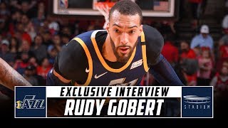 Jazz AllStar Rudy Gobert Sits Down With Shams Charania  Stadium [upl. by Leelahk71]