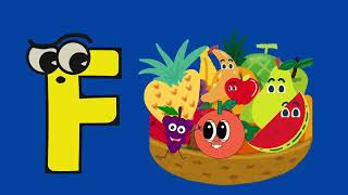 Alphabet F  Letter F  Letterland F Letterland Adventures  preschool kids Fruits [upl. by Cuttler]