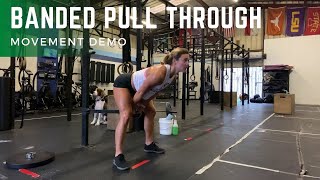 Banded Pull Through  Movement Demo [upl. by Salchunas]