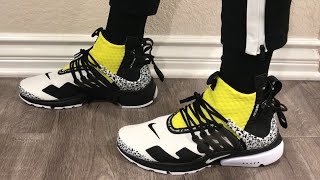 Nike Air Presto Mid Acronym Dynamic Yellow Review And OnFeet [upl. by Angid445]