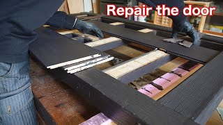 【Repair the door】 Joinery work [upl. by Anirtek944]