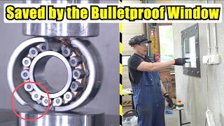 Saved from Deadly Ball Bearing Shrapnel – Bulletproof Window Did Its Job [upl. by Anh]