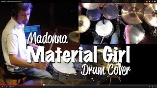 Madonna  Material Girl Drum Cover [upl. by Cherida]