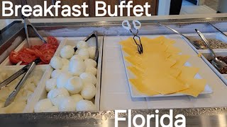 Complimentary Breakfast Buffet in Florida USA breakfast Florida USA [upl. by Keelin]