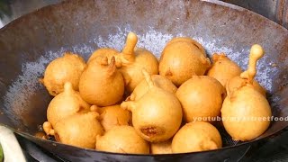 RARE STREET FOOD  TOMATO BAJJI  street food [upl. by Ahsiruam817]