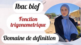 1bac smsx  le domaine de définition dune fonction trigonométrique واخا تكون عمرك قريتي trigo [upl. by Atinad38]