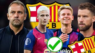 ✅️UNE BONNE NOUVELLE POUR DANI OLMO 🚨LE PLAN DU BARÇA POUR DE JONG INIGO MARTINEZ [upl. by Sirapal272]