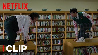 Lee Cheongsan Vs Yoon Gwinam Epic Fight Scene  All of Us Are Dead  Netflix India [upl. by Zurek]