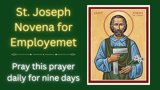 St Joseph Novena for Employment [upl. by Drehcir]