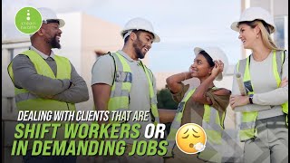 Coaching Clients that are SHIFT workers or in Demanding jobs ft Kim Leggett [upl. by Kcirdled969]