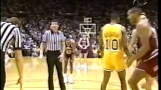 1990 College Basketball  LSU vs LMU [upl. by Animsay]