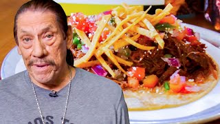 Danny Trejo Shows Us How To Make His Favorite Meals From Trejos Tacos  Delish [upl. by Anaela]