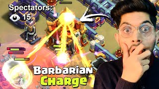 Barbarian Charge w Healers Shocked Everyone Clash of Clans [upl. by Eelan]