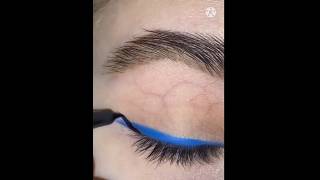 👀Create winged eyeliner in few seconds How to apply eyeliner eyemakeup shorts [upl. by Thorlay]