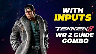 Dragunov WR 2 Guide Combo Tekken 8 [upl. by Rosalyn24]