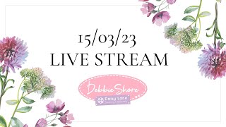 150323 Debbie Shore Sewing Live Stream sewing circles [upl. by Caddric]