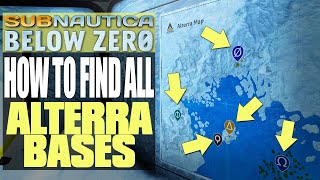 All Alterra Base Locations 📍 Subnautica Below Zero  Alterra Locations Quick amp Easy [upl. by Arta795]