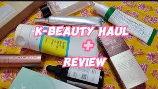 Mini kbeauty haul india  Haul  review [upl. by Keefe]