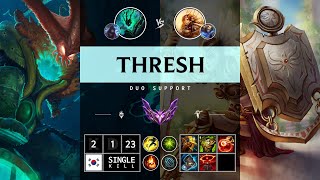 Thresh Support vs Leona  KR Master Patch 1414 [upl. by Acila]