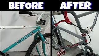 MTB to BMX Cruiser Style Conversion  Dream Build QampA at the end [upl. by Levan]