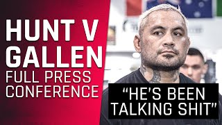 Mark Hunt vs Paul Gallen Full Press Conference [upl. by Keegan]