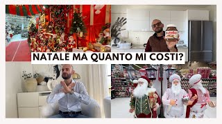 GIRO NEI NEGOZI PER DECORAZIONI NATALIZIE SVUOTA SPESA E SPESE RIDOTTE NATALE MA QUANTO MI COSTI [upl. by Nonnad895]