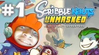 FABULOUS DUCKS  Scribblenauts Unmasked Gameplay  Part 1 [upl. by Relluf]