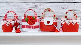 I CANT STOP MAKING THESE How To Make TINY HANDBAGS from ENVELOPES Valentines Day Easy TUTORIAL [upl. by Morice]