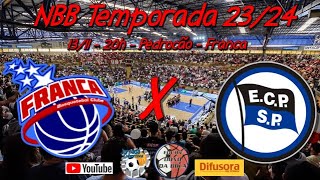 Ao Vivo  Franca x Pinheiros  NBB Temporada 2324 [upl. by Xyla]