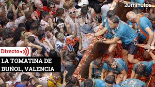 La Tomatina de Buñol Valencia EN DIRECTO [upl. by Odlonyer337]