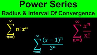 Power Series  Finding the Radius and Interval of Convergence Of Power Series  Calculus [upl. by Remy]