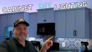 How To Install DIY Cabinet Lighting The Affordable Way [upl. by Pippo]