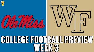 Ole Miss Rebels vs Wake Forest Demon Deacons Prediction  Week 3 College Football  91424 [upl. by Keary735]