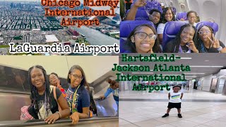 HartsfieldJackson Atlanta International Chicago Midway LaGuardia Airport New York “Southwest” [upl. by Chauncey183]