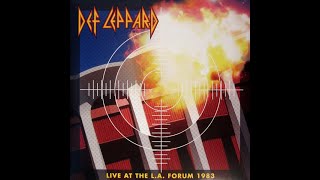 Def Leppard  Stagefright Live Vinyl RIP [upl. by Ettezzus]