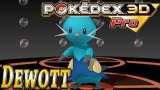 Pokemon 502 Dewott Pokedex 3D Pro [upl. by Blockus]