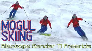 🏔🎿 Mogul skiing in spring snow  Cypress Mountain Vancouver BC  Rossignol Black Ops Sender TI [upl. by Bettina]