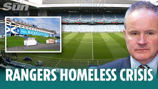 Rangers scrambling to find temporary stadium as Ibrox NOT available for all of August [upl. by Jermain]