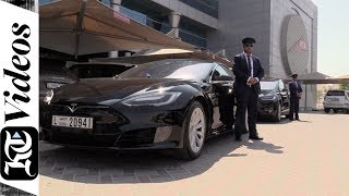 An exclusive look inside Dubais latest Tesla taxis [upl. by Tanya]