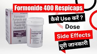 Formonide 400 Respicaps Uses in Hindi  Side Effects  Dose [upl. by Ecydnak]