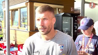 Podolski über den FC quotBaumgart ist ein Typ wie ichquot [upl. by Sophi]