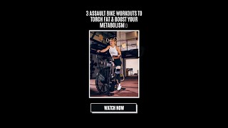 3 Assault Bike Workouts To Torch Fat amp Boost Your Metabolism 🔥 [upl. by Diena]