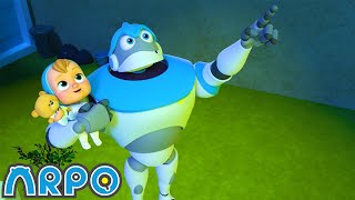 The Aliens Are back  ARPO The Robot  Robot Cartoons for Kids  Moonbug Kids [upl. by Mears]