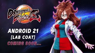 Dragon Ball FighterZ  Android 21 Lab Coat Reveal [upl. by Lemert]