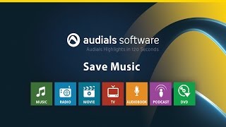 Audials 2017 in 120 Seconds Record amp Save Music [upl. by Arinaj868]