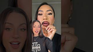 VIRAL SATISFYING PEEL OFF LIP STAIN LIP LINER 😱 vc glogirlabby makeup [upl. by Cooke]