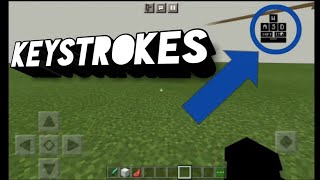 Keystrokes for minecraft bedrock Edition Mobile [upl. by Gombach]