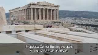 Propylaea Central Building Acropolis Athens GREECE [upl. by Allanson]